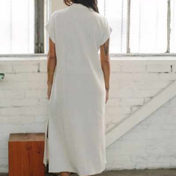 Rachel Pally Stella Linen Dress in Natural - Picture 3 of 16